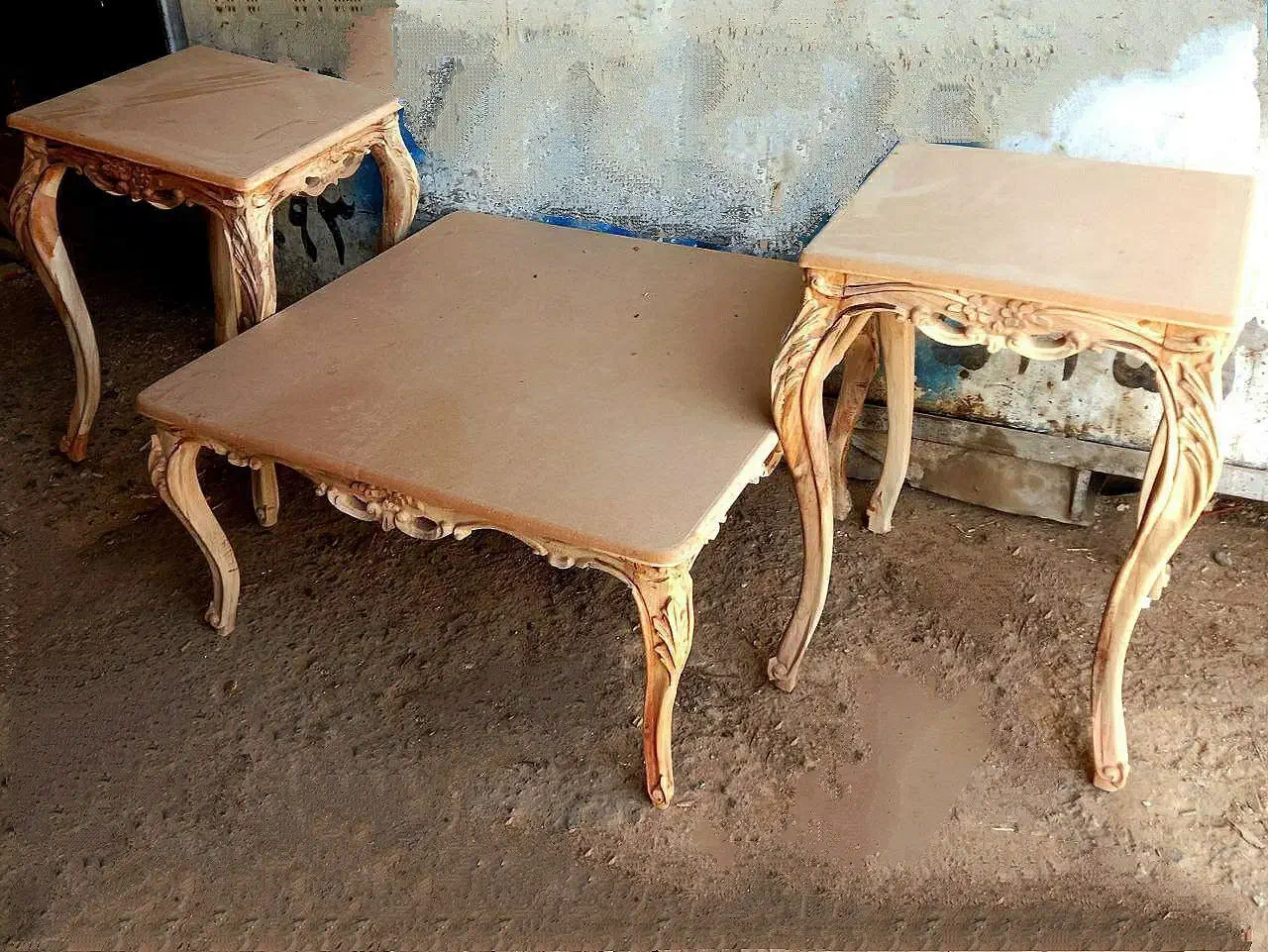 میز جلو مبلی عسلی چوب گردو میزجلومبلی|مبلمان خانگی و میز عسلی|مشهد, حضرت حجت|دیوار