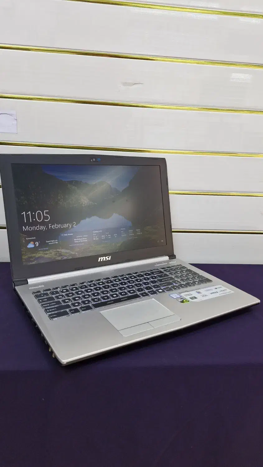 لپ تاپ کارکرده MSI GAMING|رایانه همراه|صحنه, |دیوار