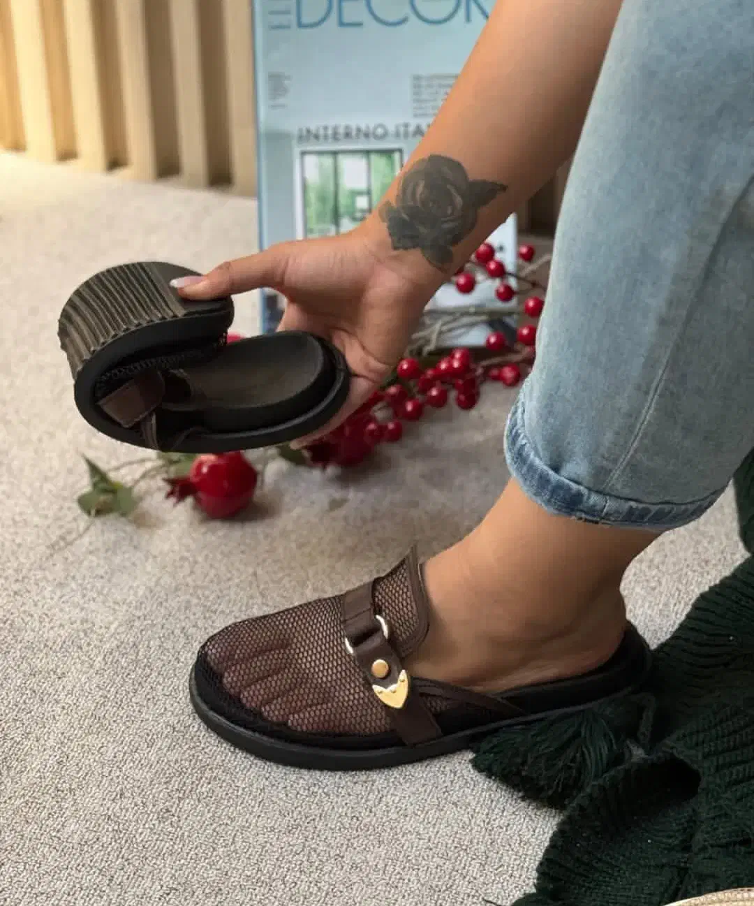 دمپایی مجلسی نو شیک و قیمت مناسب برا سلماسی ها|کیف، کفش، کمربند|سلماس, |دیوار