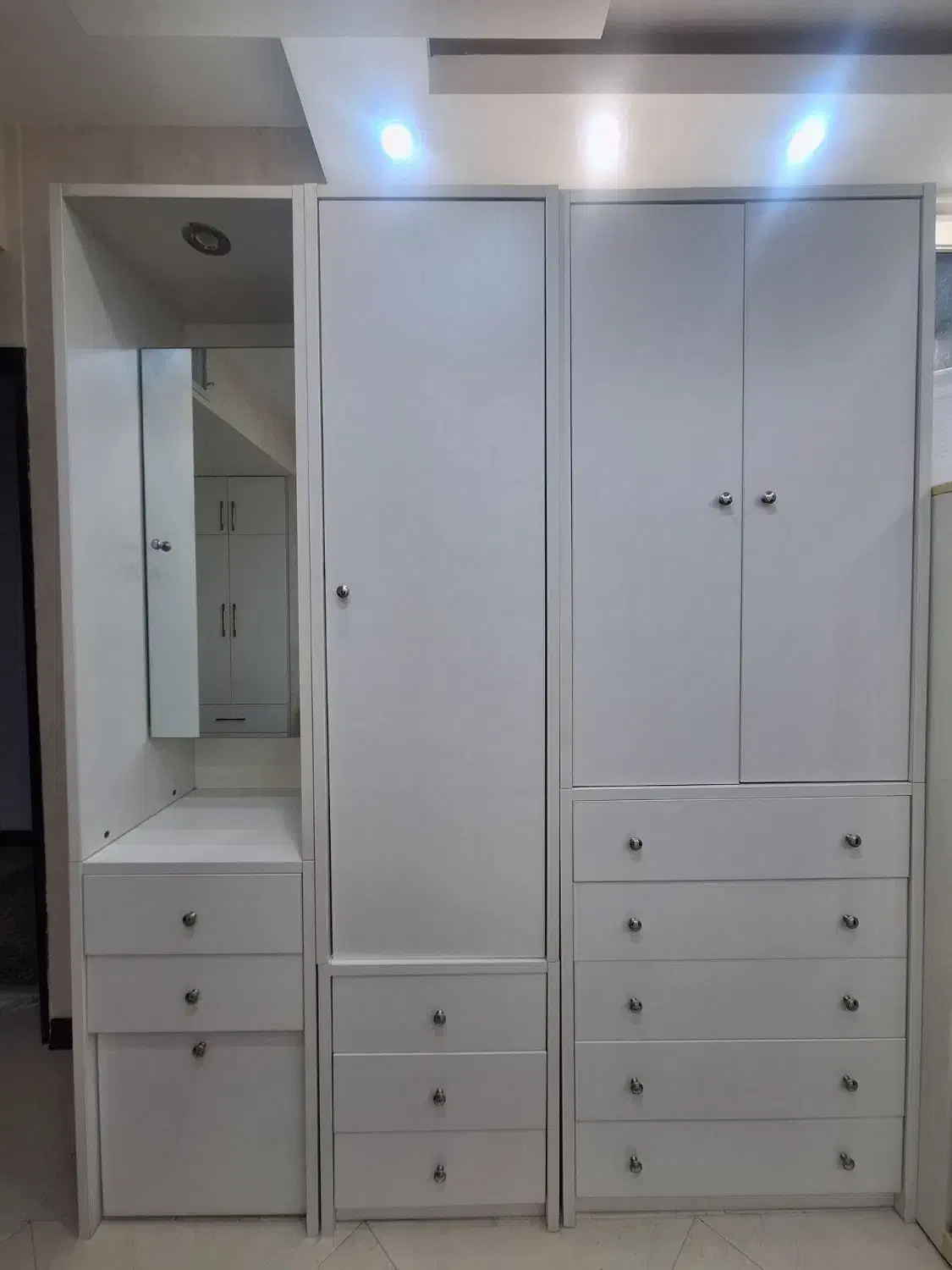 کمد ام دی اف شرکتی سه تایی|جاکفشی، کمد، دراور|قم, باجک یک|دیوار