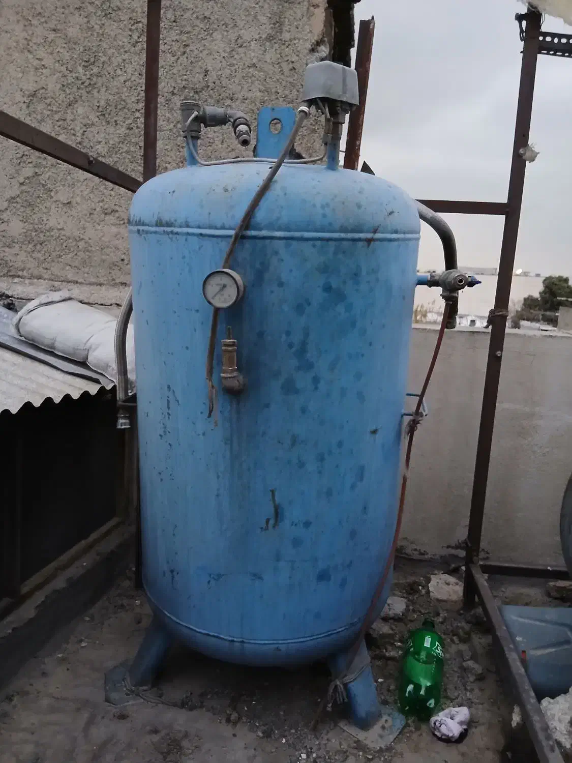 کمپرسور با مخزن ۳۵۰ و موتور ۵۰۰ لیتری fini|ابزارآلات|تهران, بازار|دیوار