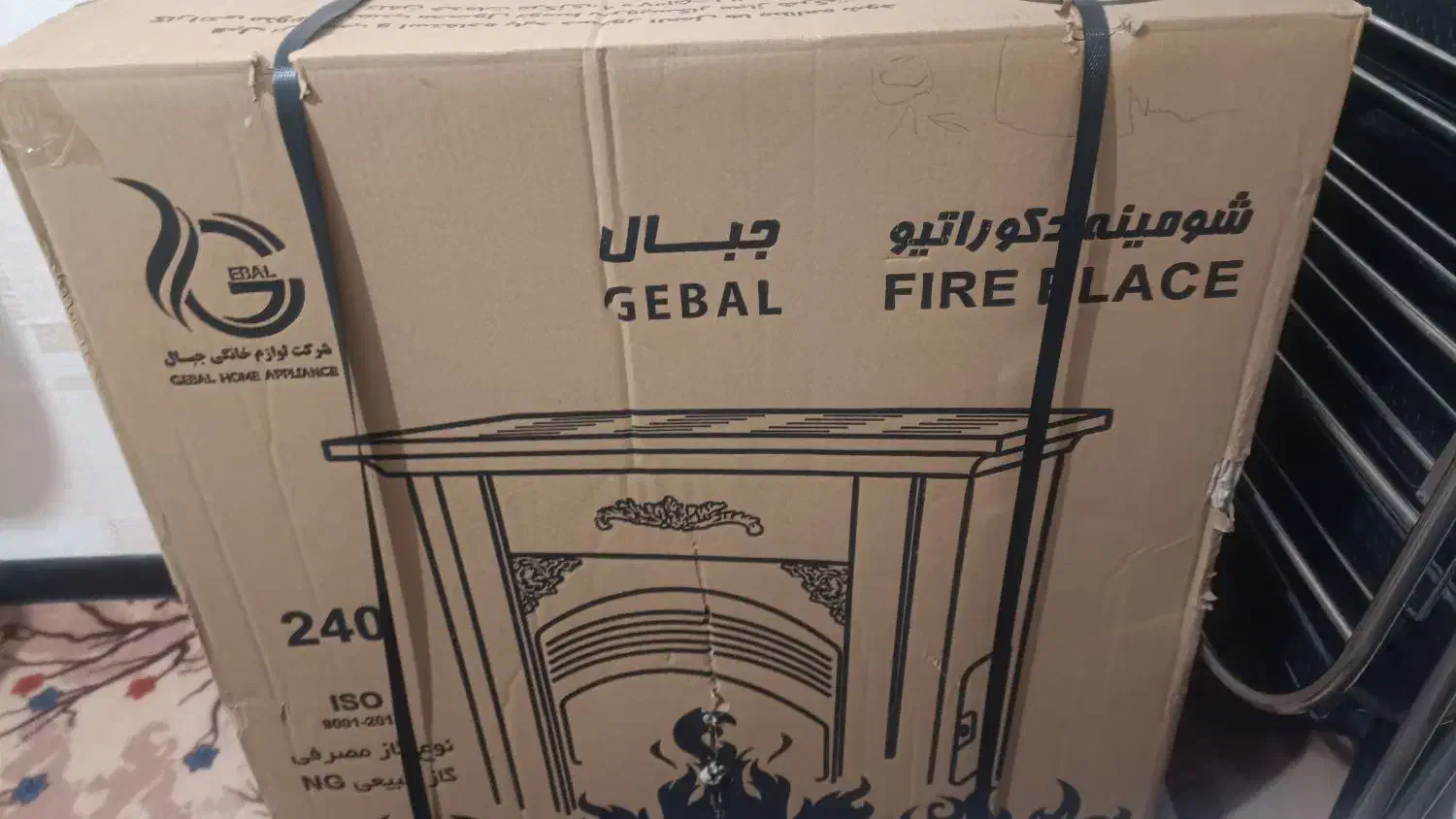 بخاری پلمپ تو کارتون برند جبال 240رنگ مشکی|بخاری، هیتر، شومینه|شیراز, شهرک فرهنگیان|دیوار