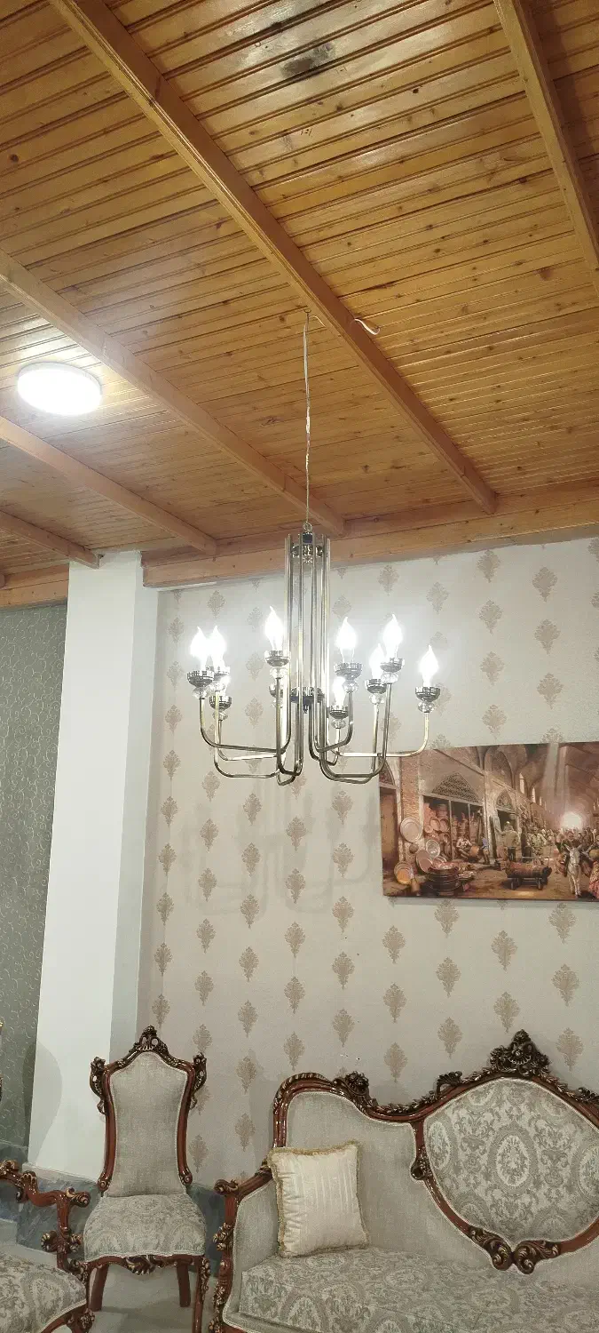 لوستر ۱۰شعله|لوستر و چراغ آویز|گرگان, |دیوار