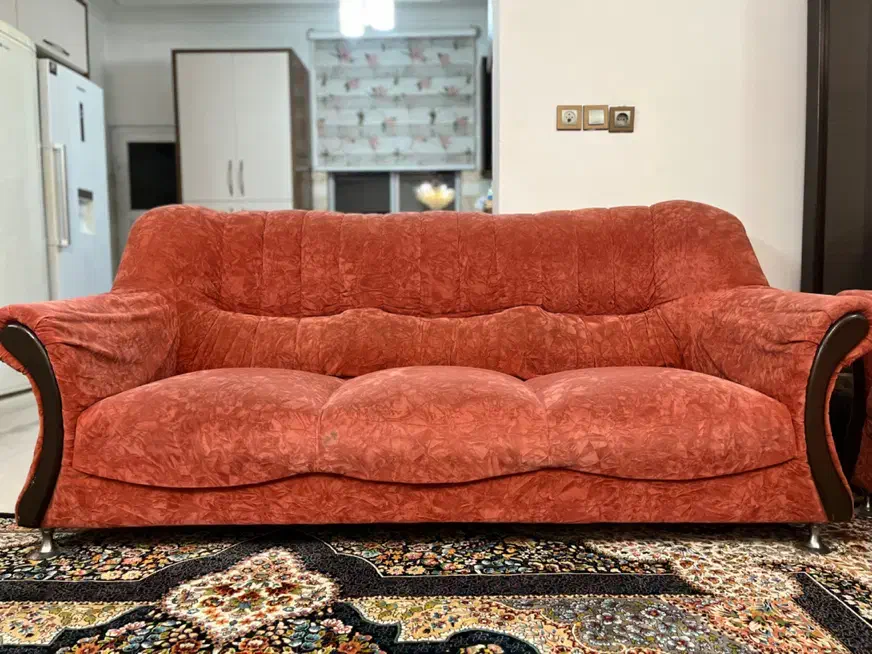 فروش فوری مبلمان ۷نفره با قیمت استثنایی|مبلمان خانگی و میز عسلی|فریدون‌کنار, |دیوار