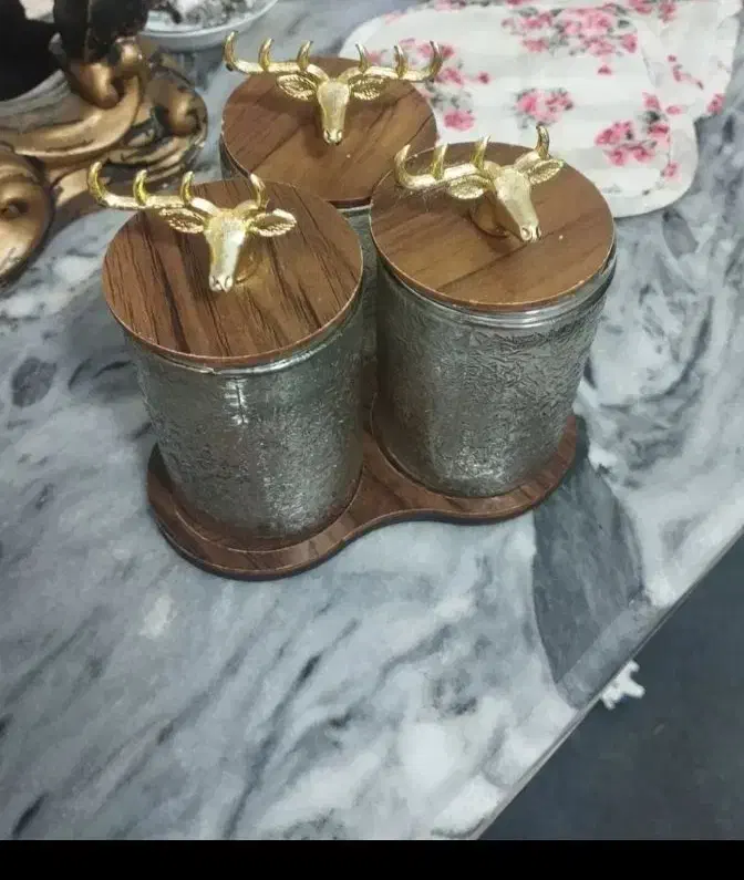 جاادویه طرح گوزن|ظروف نگهدارنده، پلاستیکی، یک‌بارمصرف|رشت, جانبازان|دیوار