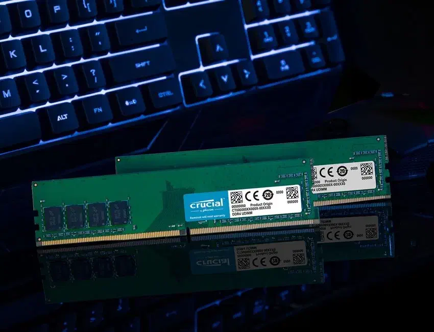 رم کامپیوتر کروشیال DDR4|قطعات و لوازم جانبی رایانه|قم, نیروگاه|دیوار