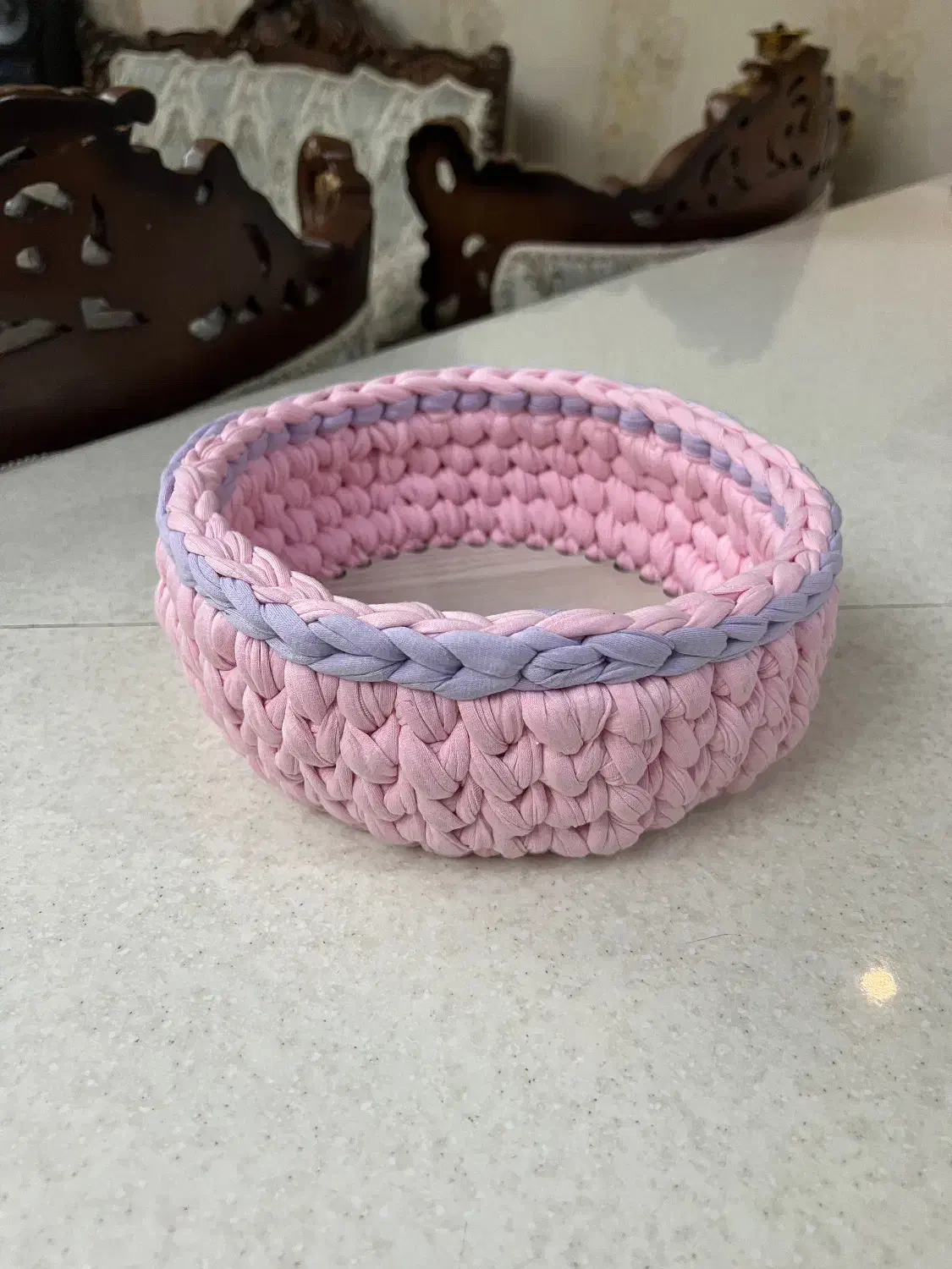 بافت سبد تریکو|لوازم خیاطی و بافتنی|ری, علایین|دیوار