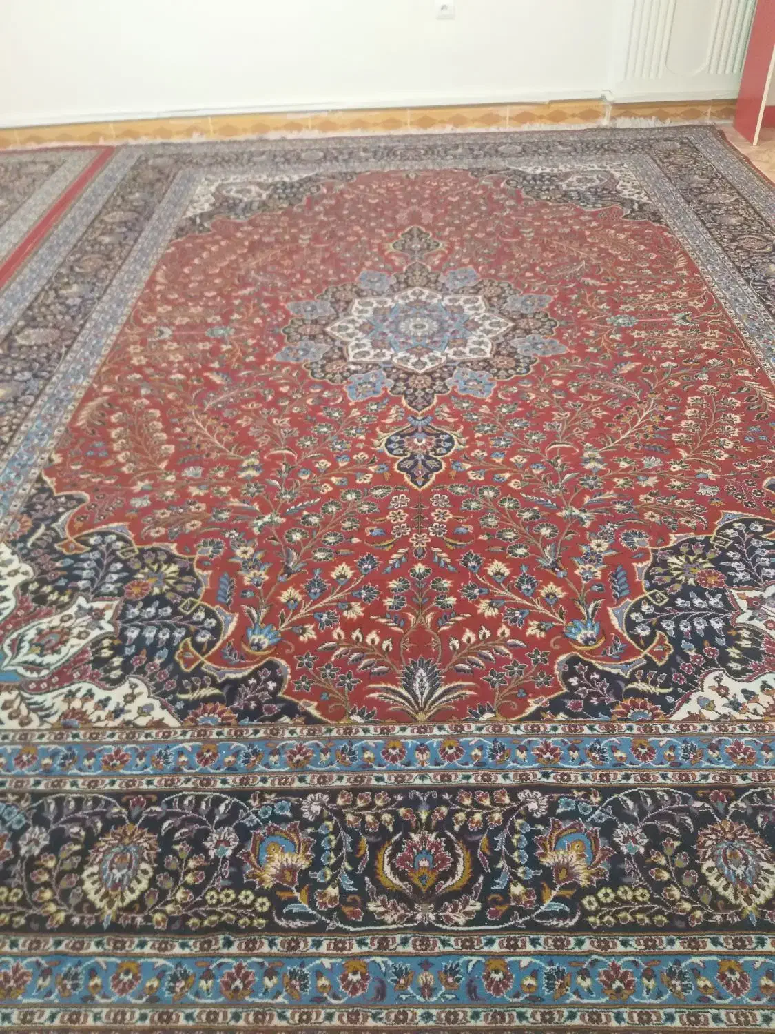 دو تخته فرش ۱۲ متری ستاره کویر|فرش|خرمآباد, |دیوار