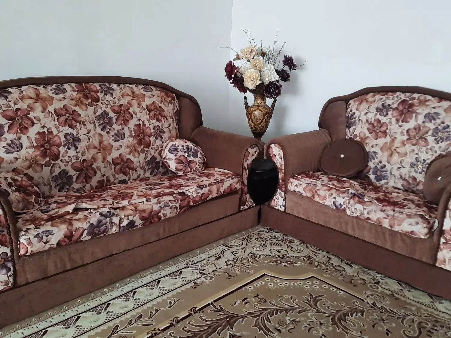 مبل هفت نفره راحتی و همراه جلو مبلی|مبلمان خانگی و میز عسلی|ماهدشت, |دیوار