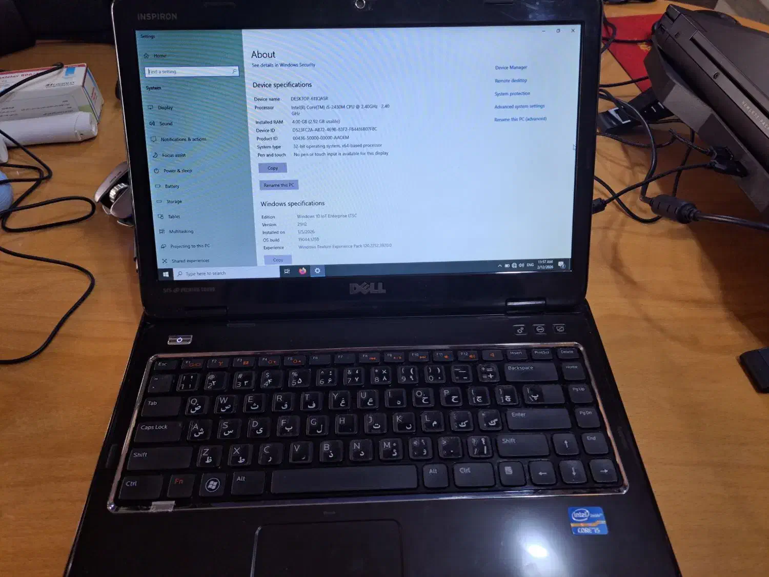 لپتاپ Dell inspiron N4110|رایانه همراه|اسدآباد, |دیوار