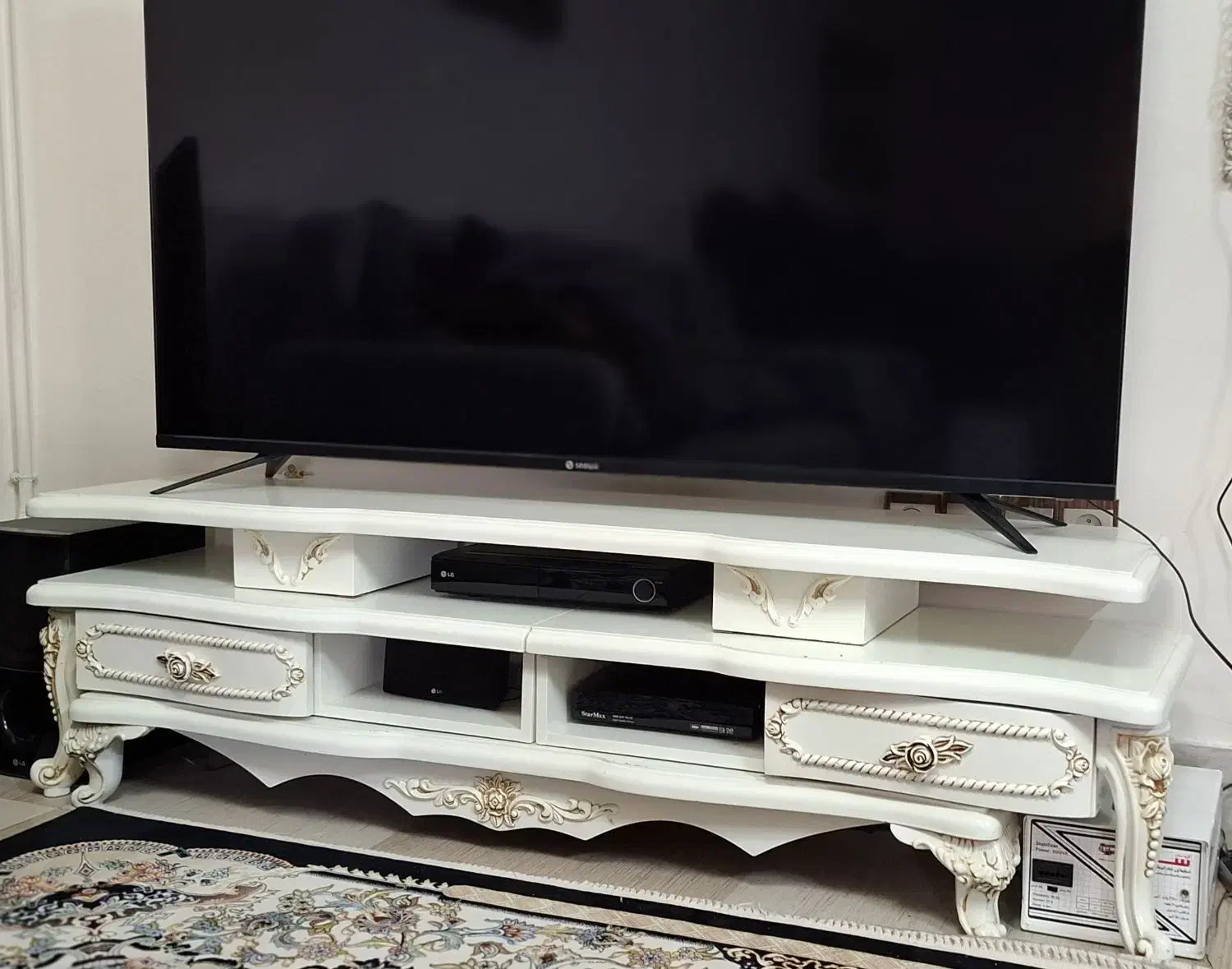 میز زیر تلوزیون چوبی|میز تلویزیون|ملایر, |دیوار