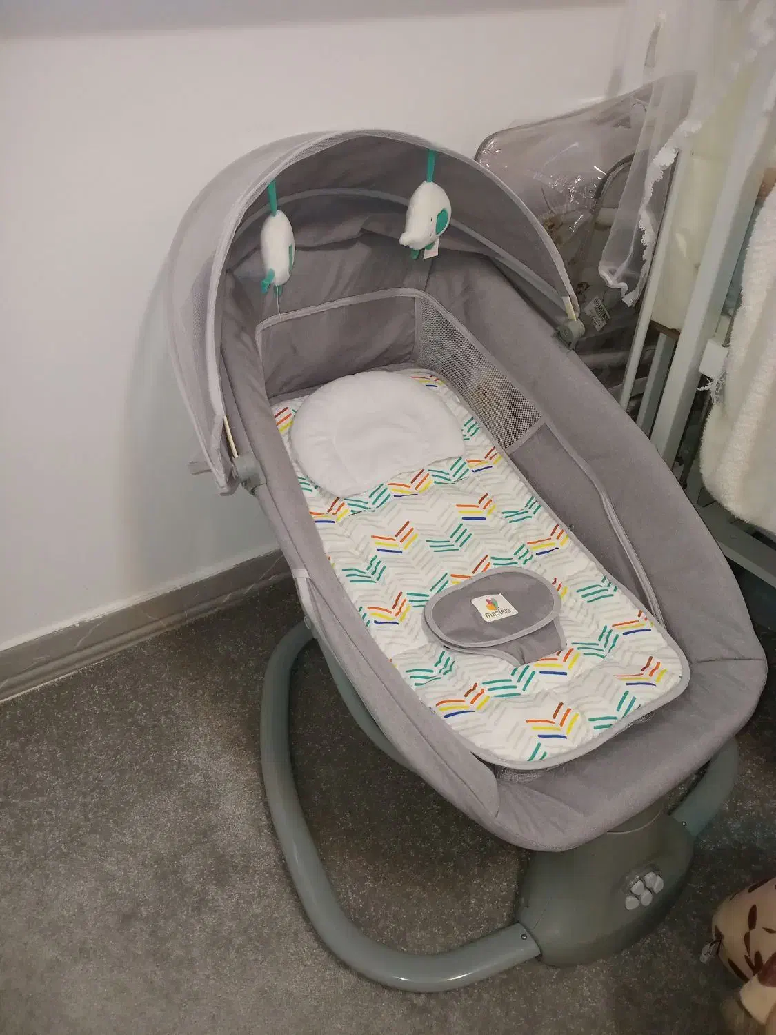 گهواره و تاب برقی ماستالا|اسباب و اثاث بچه|رشت, فلسطین|دیوار