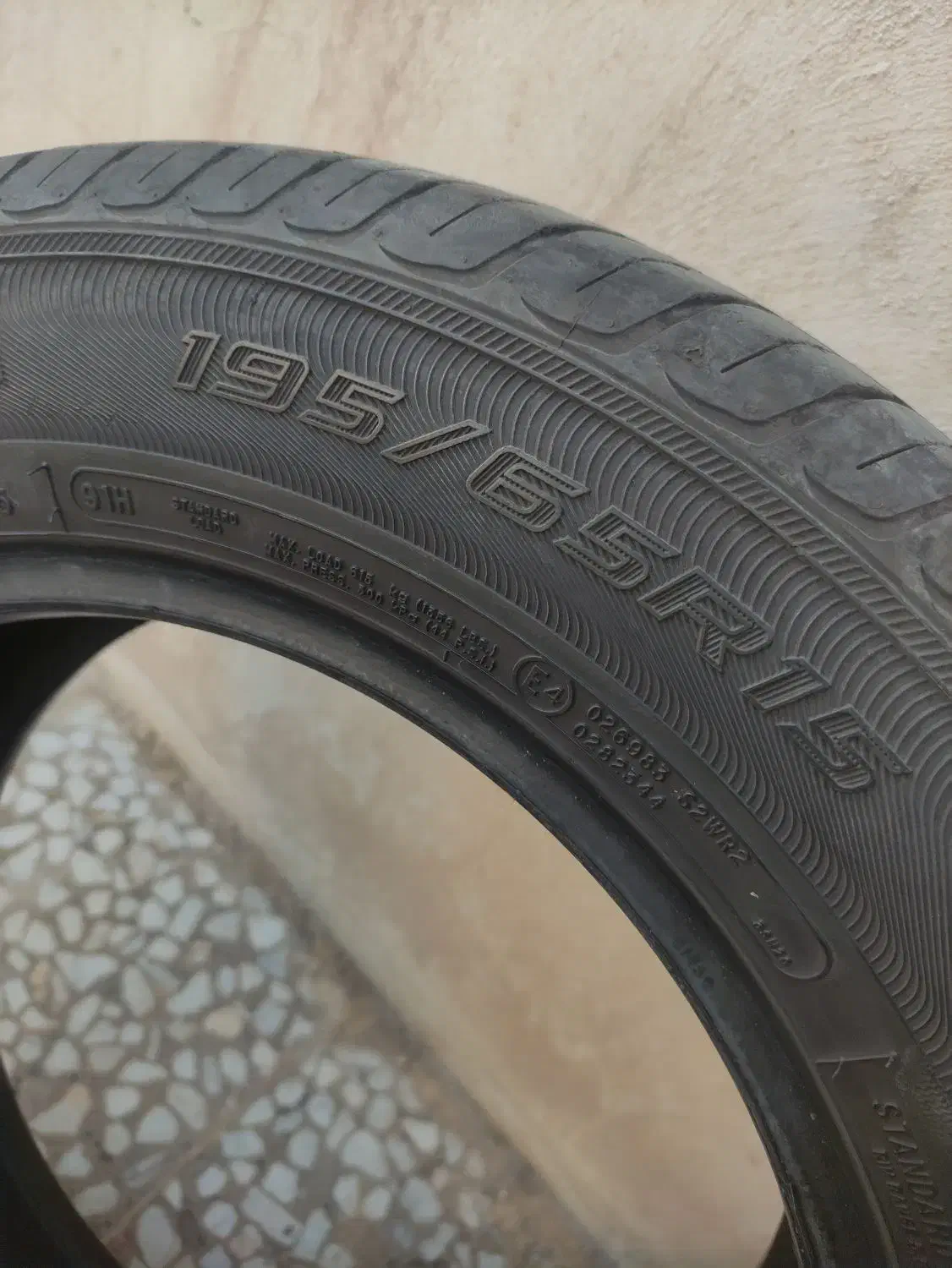 لاستیک خارجی رینگ 15|قطعات یدکی و لوازم جانبی|خمیر, |دیوار