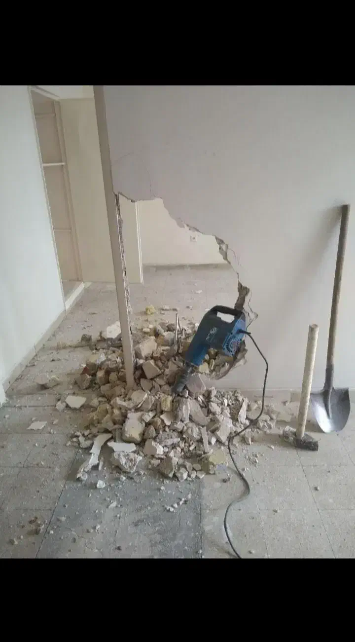 تخریب جزئی و کلی ساختمان، تغییرات داخلی و .|خدمات پیشه و مهارت|مراغه, |دیوار