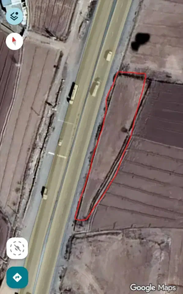 زمین 1800متری بر جاده اصلی|فروش دفتر صنعتی، کشاورزی، تجاری|ایواوغلی, |دیوار