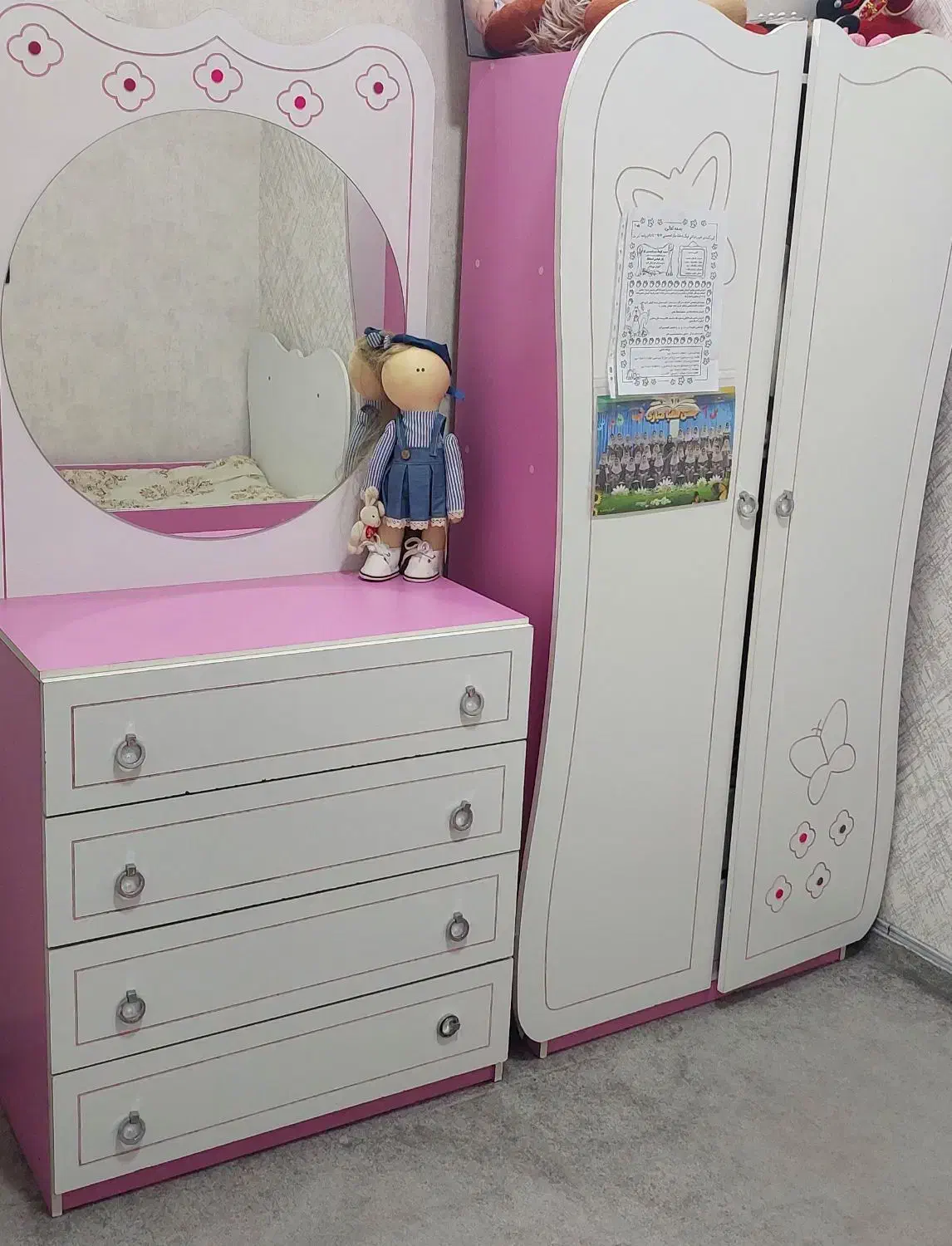 فروش ست کمد و تخت نوجوان|تخت و سرویس خواب|نجفآباد, شریعتی|دیوار