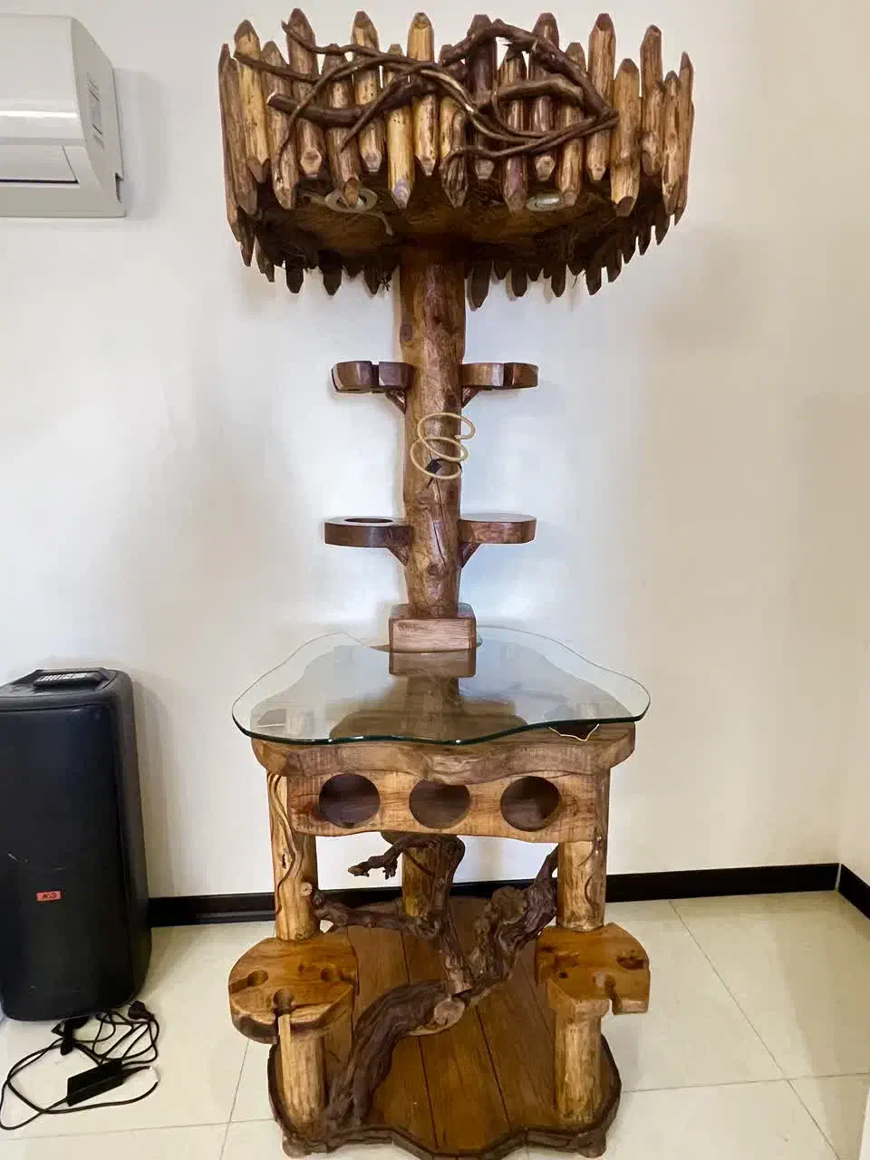 بار چوب گردو|بوفه، ویترین، کنسول|بندر انزلی, سامانسر|دیوار