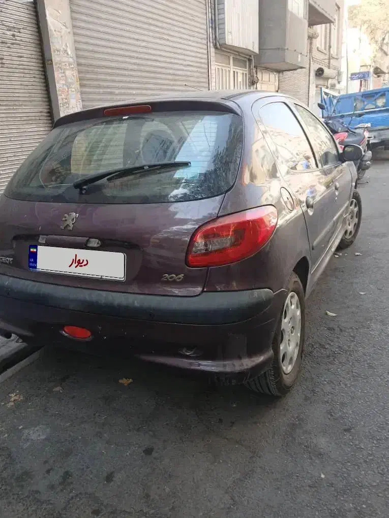 پژو ۲۰۶ تیپ ۳ مدل ۹۵|خودرو سواری و وانت|تهران, جوادیه|دیوار