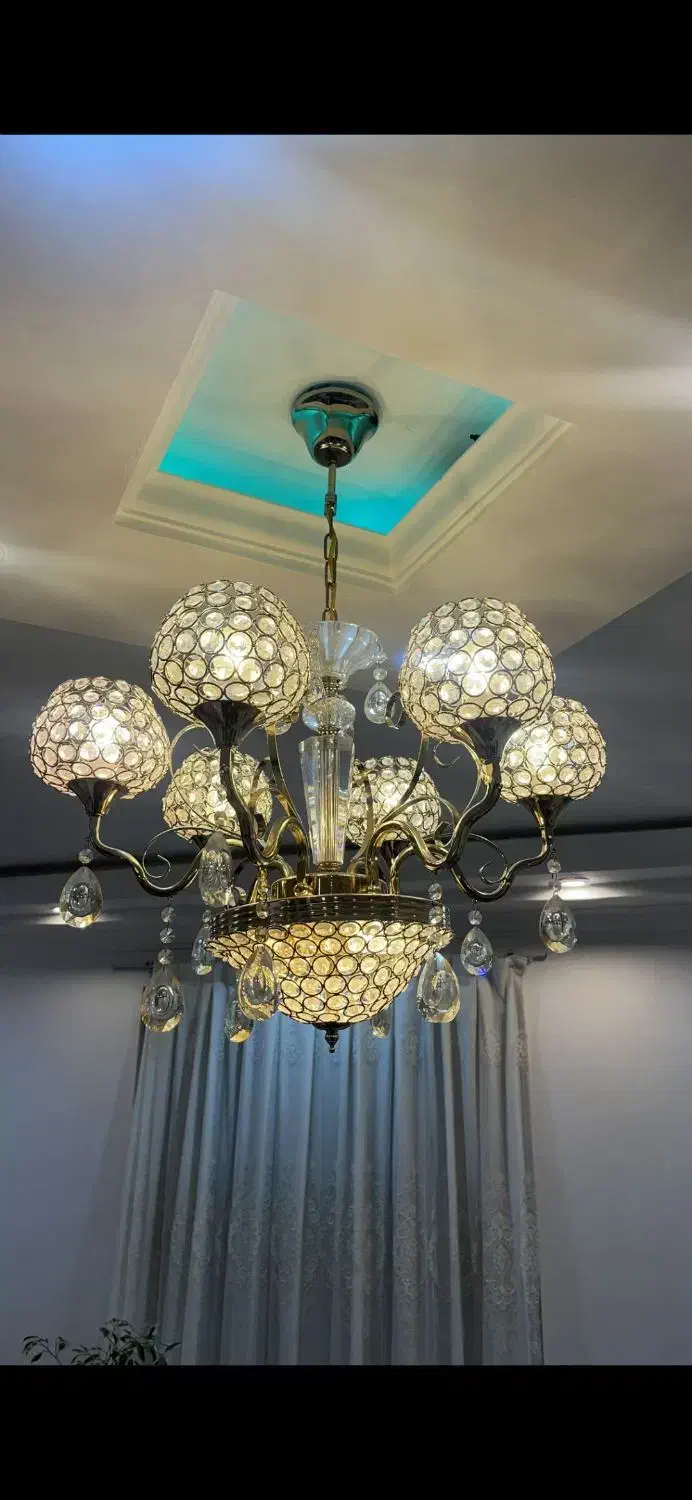 لوستر|لوستر و چراغ آویز|تنکابن, |دیوار