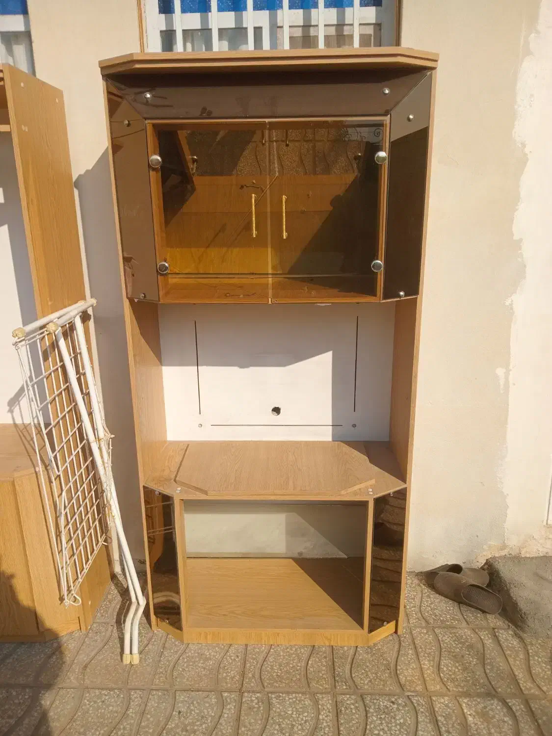 دو عدد بوفه ویک عددمیزتلویزیون درحدنو|میز تلویزیون|میانه, |دیوار