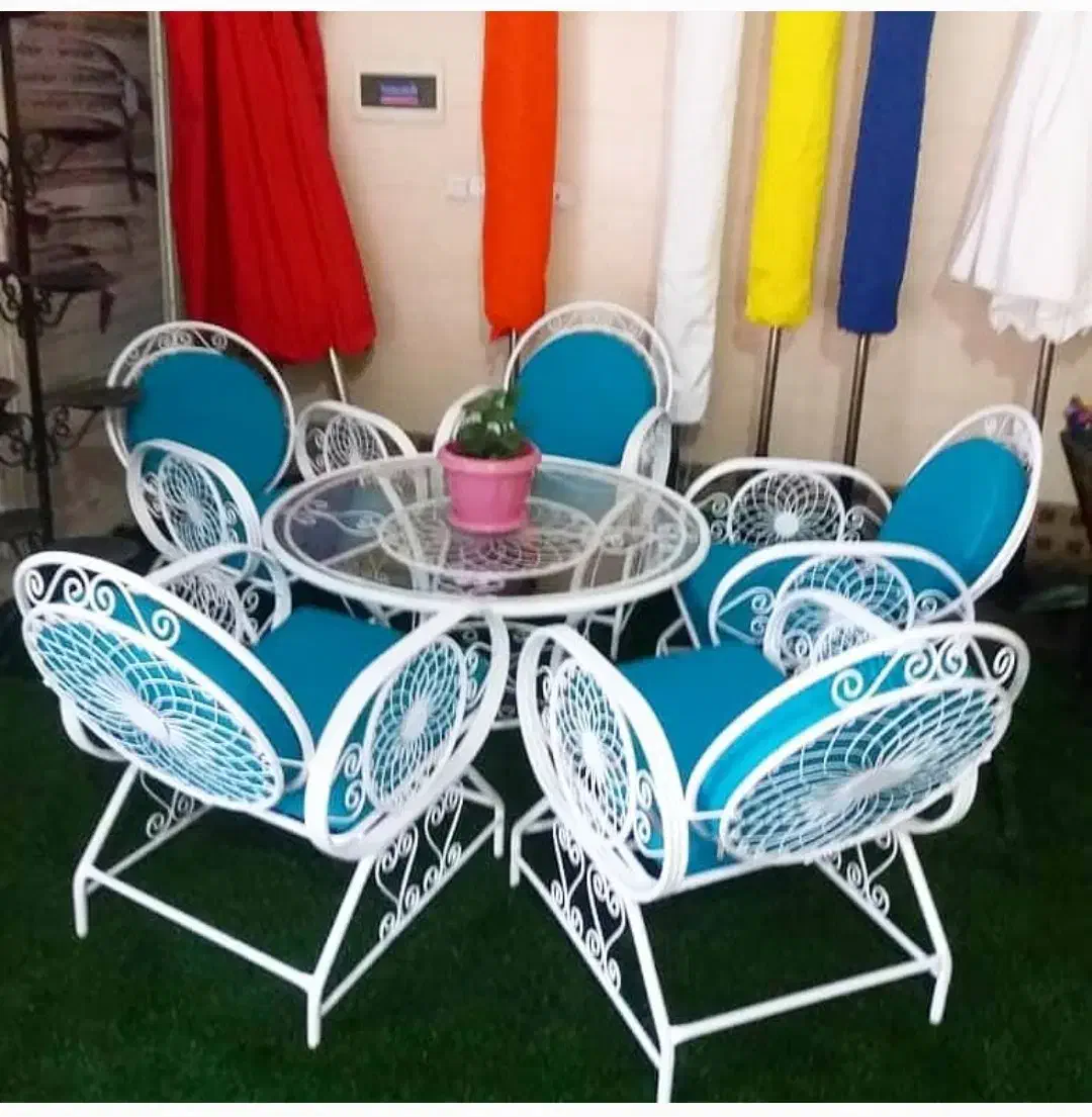 میز باغی صندلی نیمکتی بیضی ویلایی باغی و روف|مبلمان خانگی و میز عسلی|تهران, باشگاه نفت|دیوار