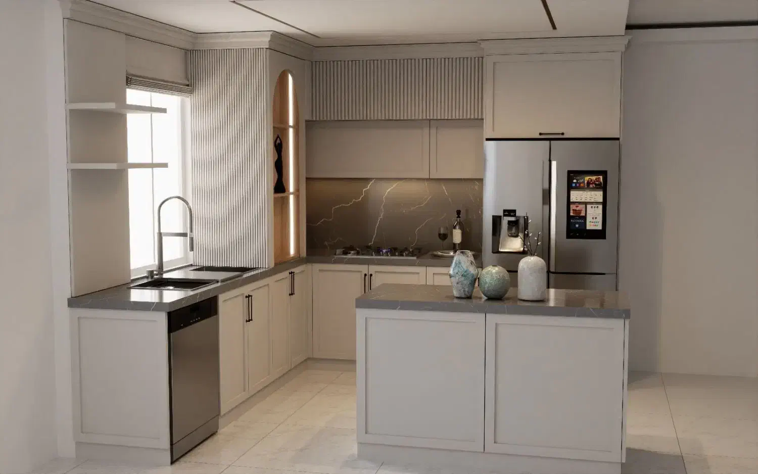 انواع سبک‌های کابینتmdf و کمد دیواری و ...|مصالح و تجهیزات ساختمان|چابهار, |دیوار