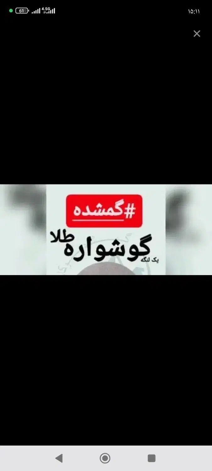 گوشواره طلا گمشده|جواهرات|کاشان, حاج جمال|دیوار