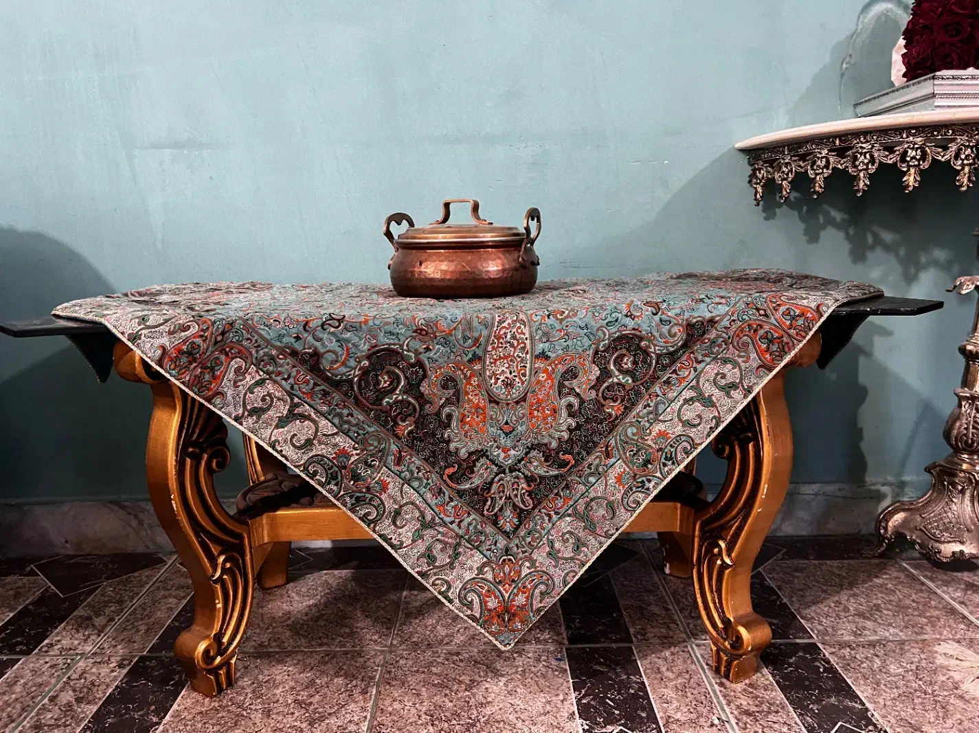 مبلمان به همراه بوفه|مبلمان خانگی و میز عسلی|کهنوج, |دیوار