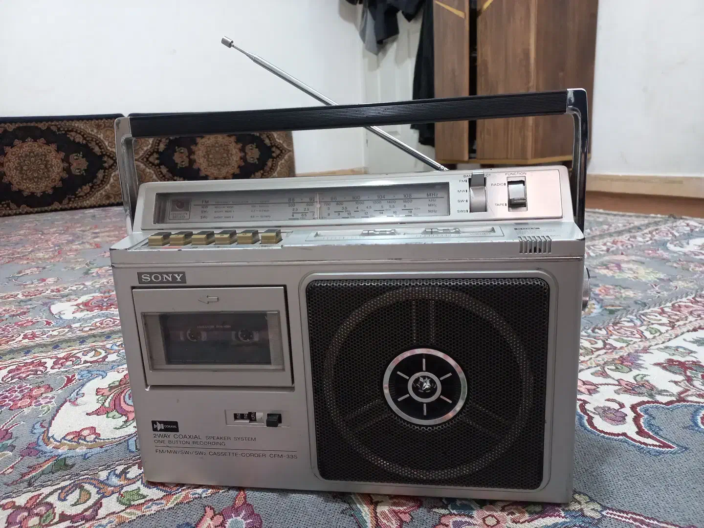 رادیو ضبط قدیمی سونی SONY|صوتی و تصویری|ورامین, خیر آباد|دیوار