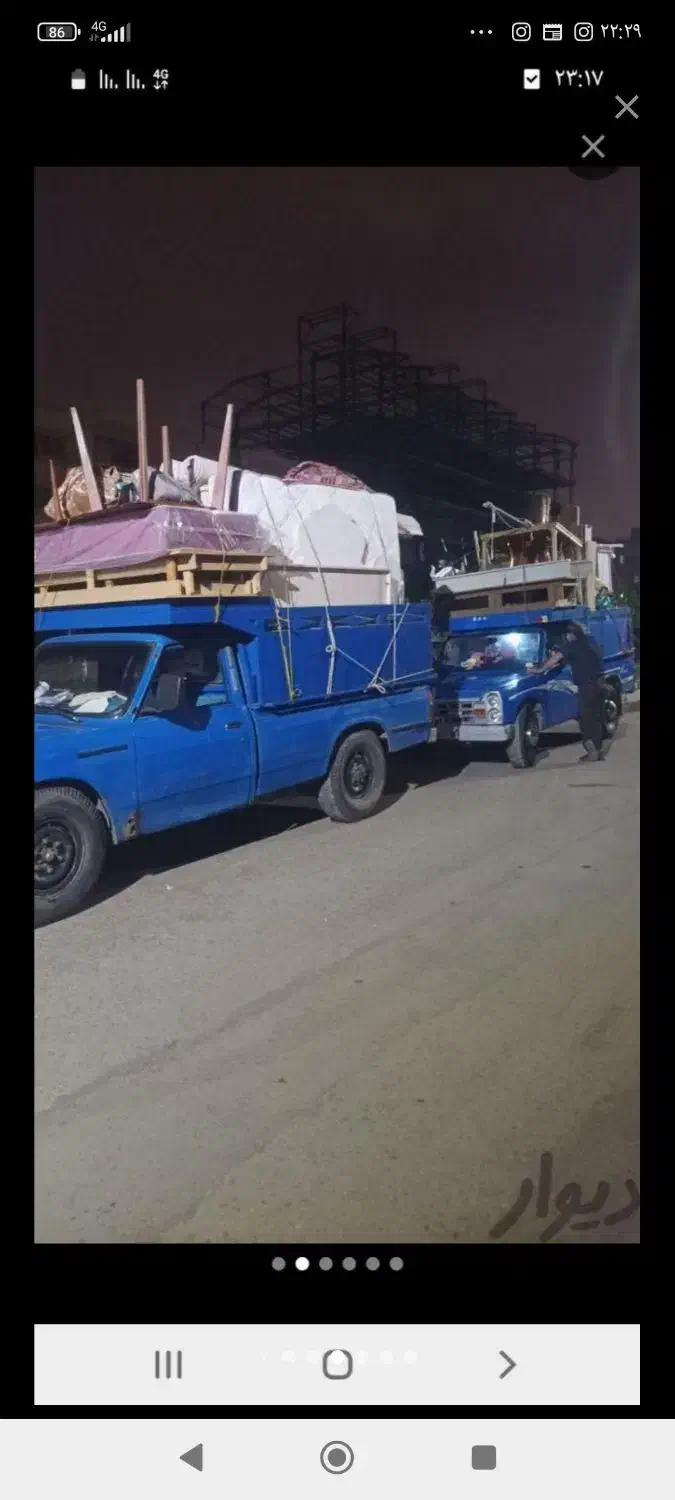 باربری جابجای اسباب واثاث کشی منزل خاور،وکارگرتنها|خدمات حمل و نقل|مشهد, جانباز|دیوار