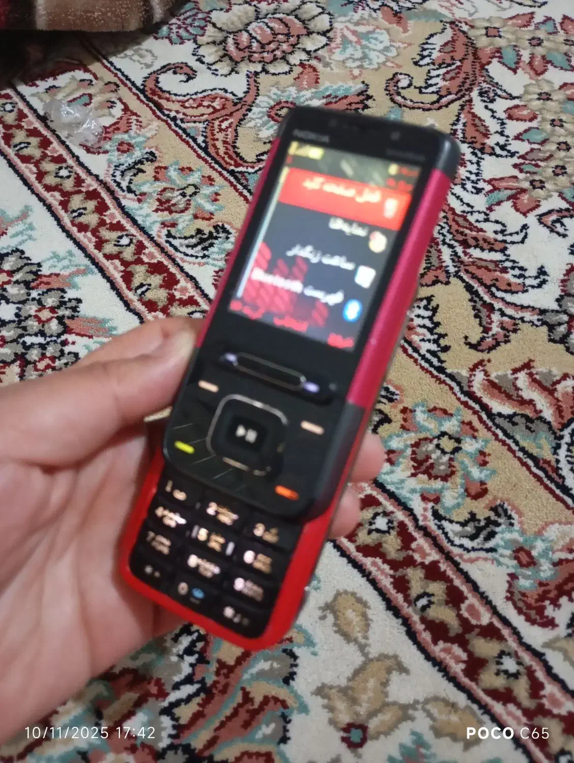 گوشی نوکیا اصلی کشویی فانتزی دوربین دار|موبایل|گلبهار, شهر جدید گلبهار|دیوار