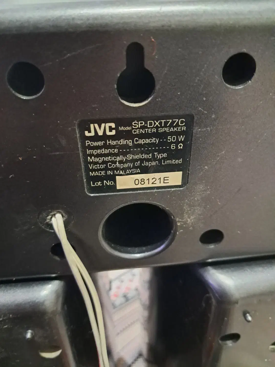 اسپیکر jvc مدلT77c|سیستم صوتی خانگی|کرج, حصارک پایین|دیوار