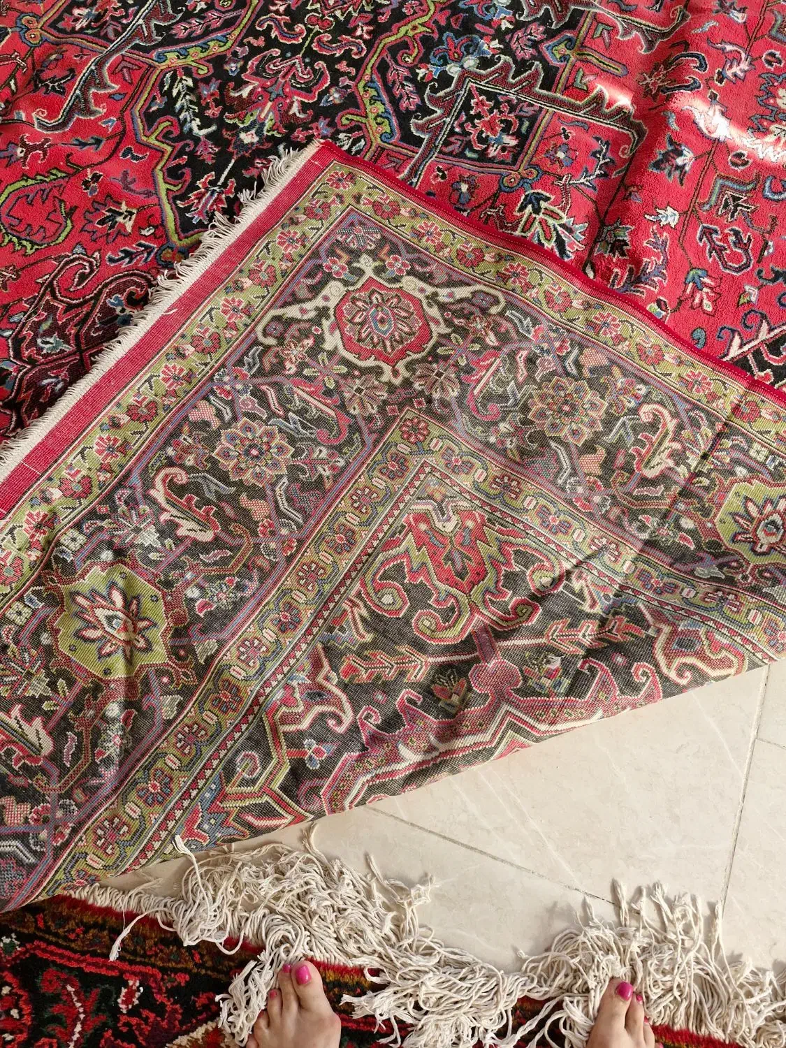 فرش|فرش|تبریز, |دیوار