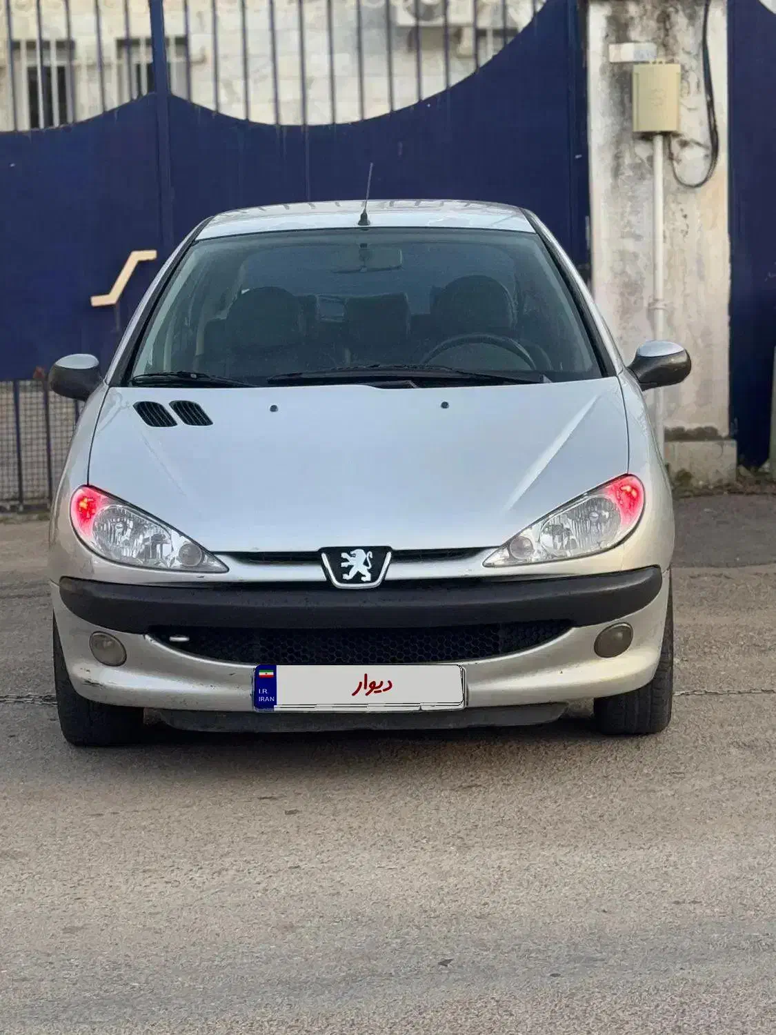 ۲۰۶ تیپ ۲ نقره ای|خودرو سواری و وانت|نکا, |دیوار