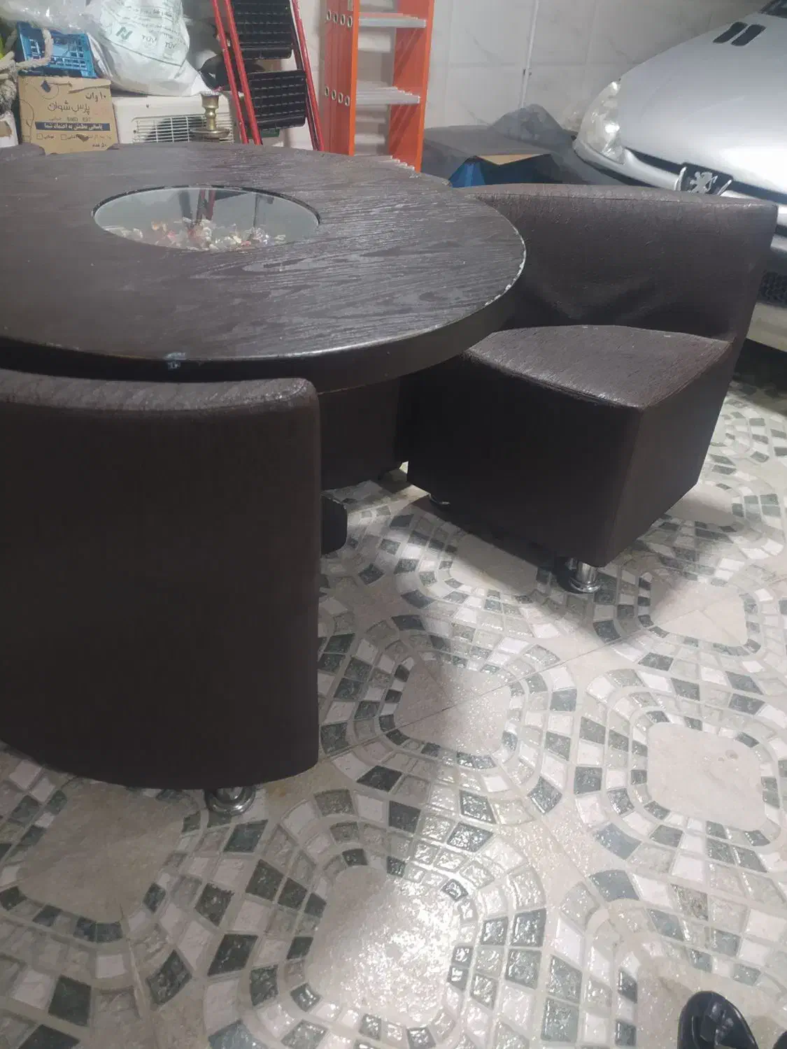 میز نهار خوری ۴نفره|میز و صندلی غذاخوری|گیلان غرب, |دیوار