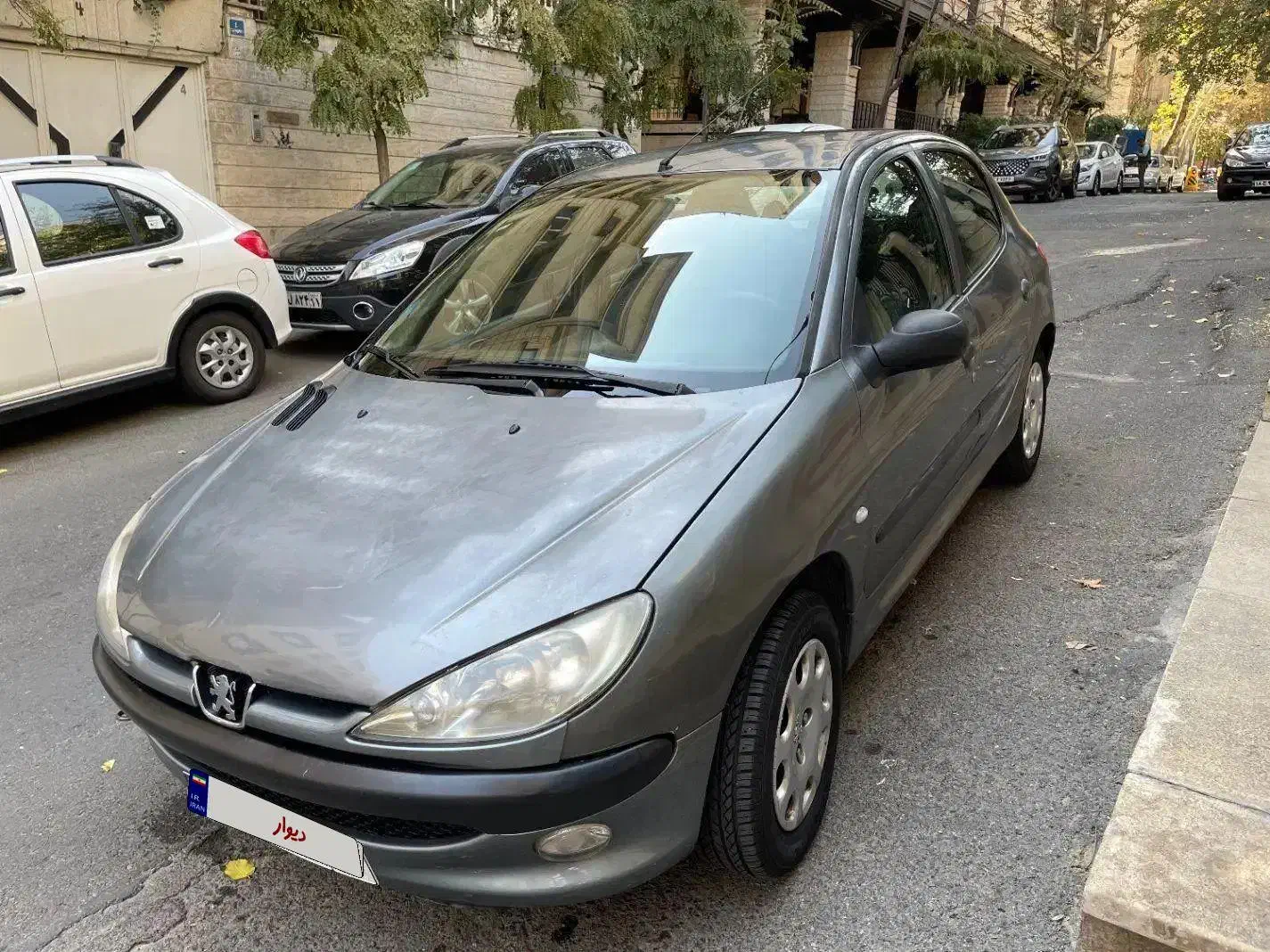 پژو 206 خاکستری|خودرو سواری و وانت|تهران, اختیاریه|دیوار