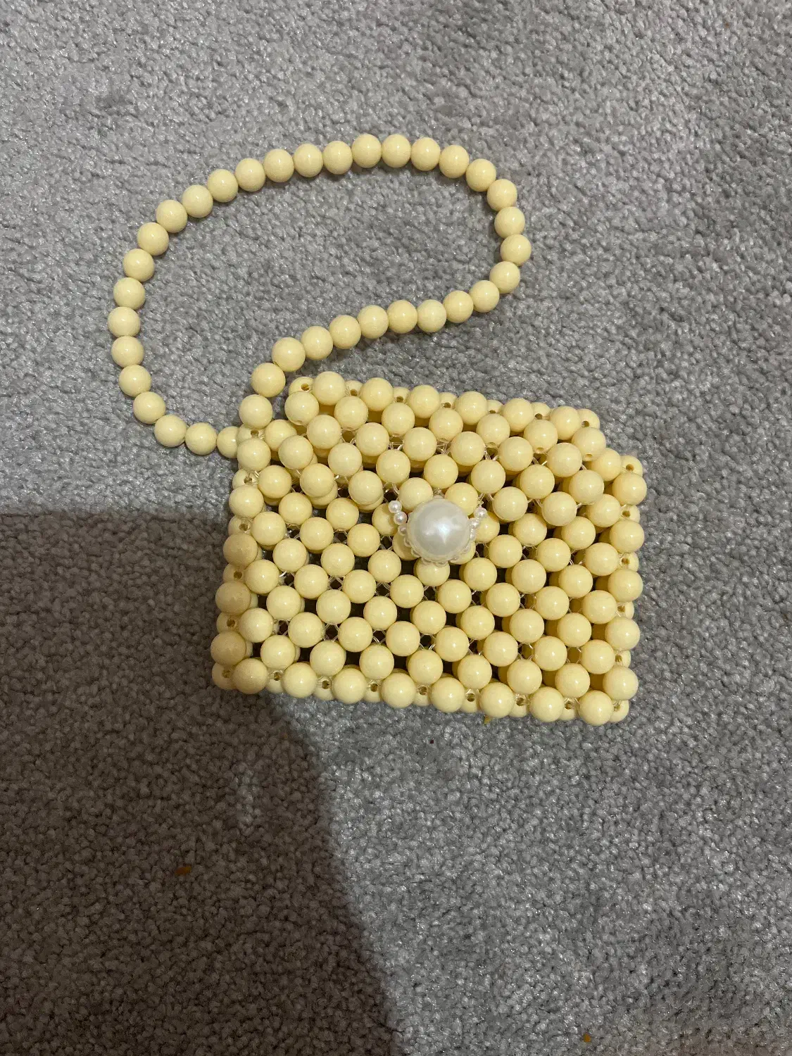 جاکارتی مرواریدی کرم رنگ|کیف، کفش، کمربند|ساوه, |دیوار