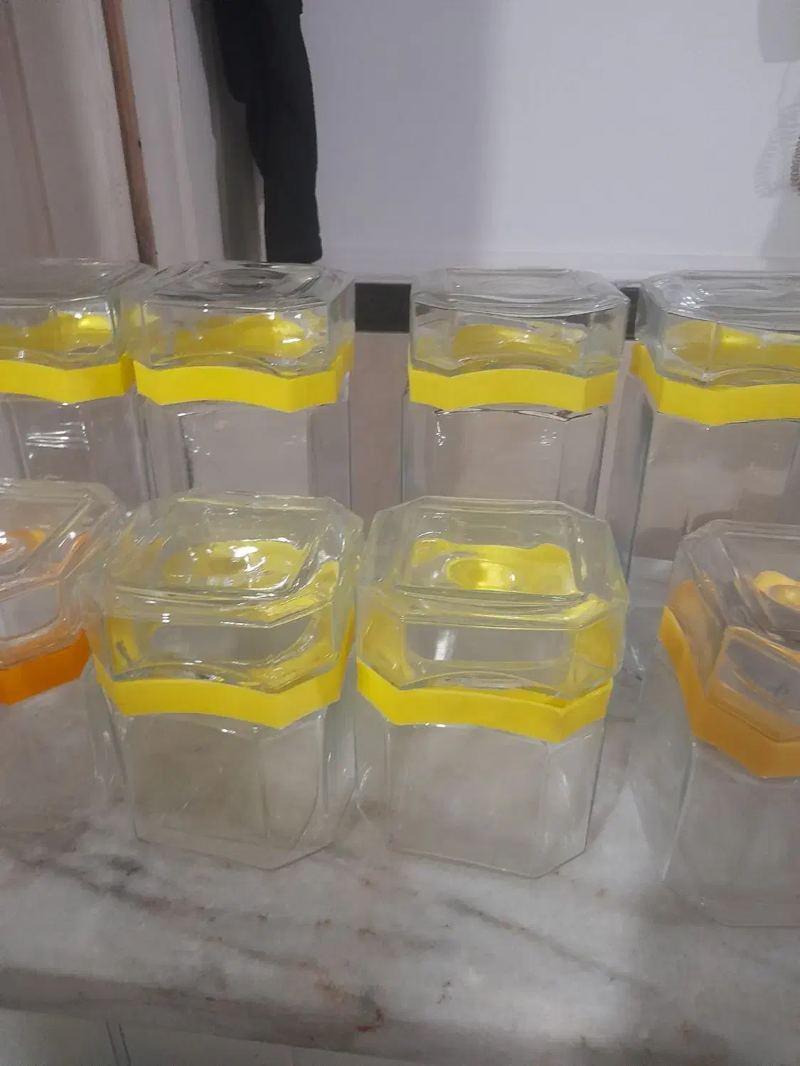 جا ادویه وحبوبات|ظروف نگهدارنده، پلاستیکی، یک‌بارمصرف|قوچان, |دیوار