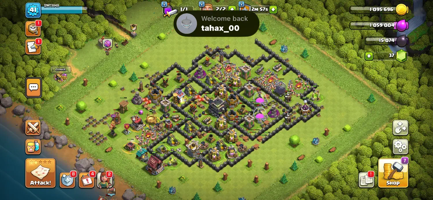 اکانت کلش اف کلنز|کنسول، بازی ویدئویی و آنلاین|شهریار, رضی آباد بالا|دیوار