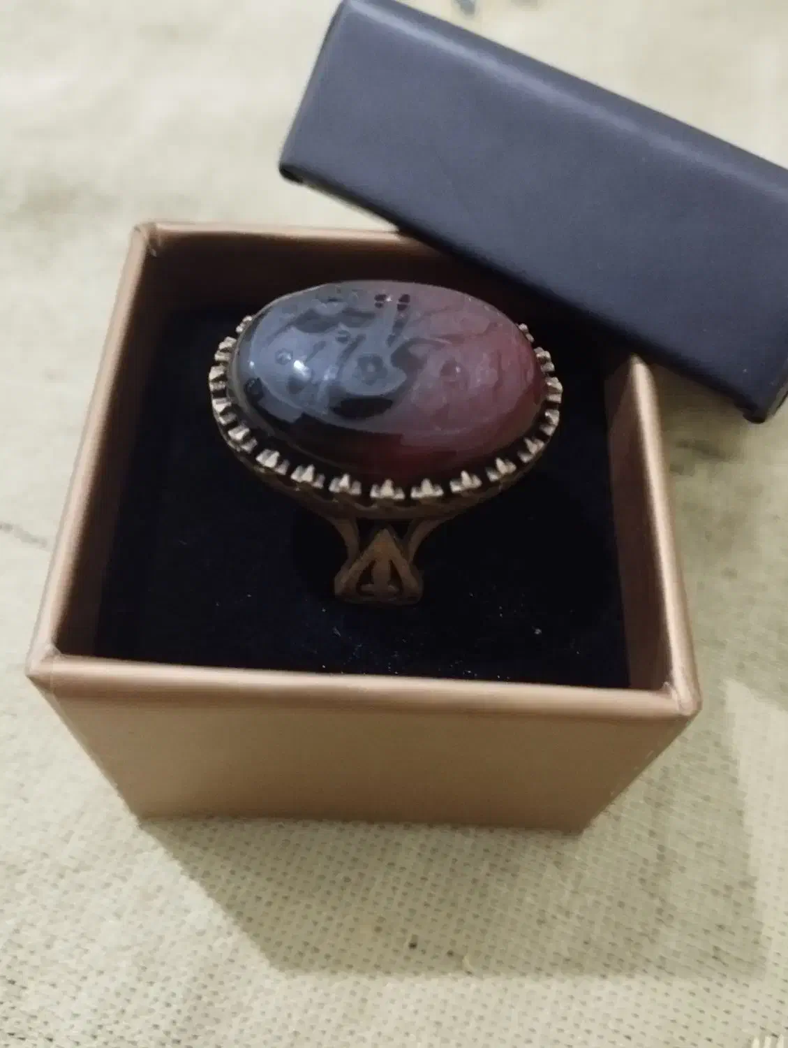 انگشتر طلا روسی اصل سلطنتنی،|جواهرات|آمل, |دیوار