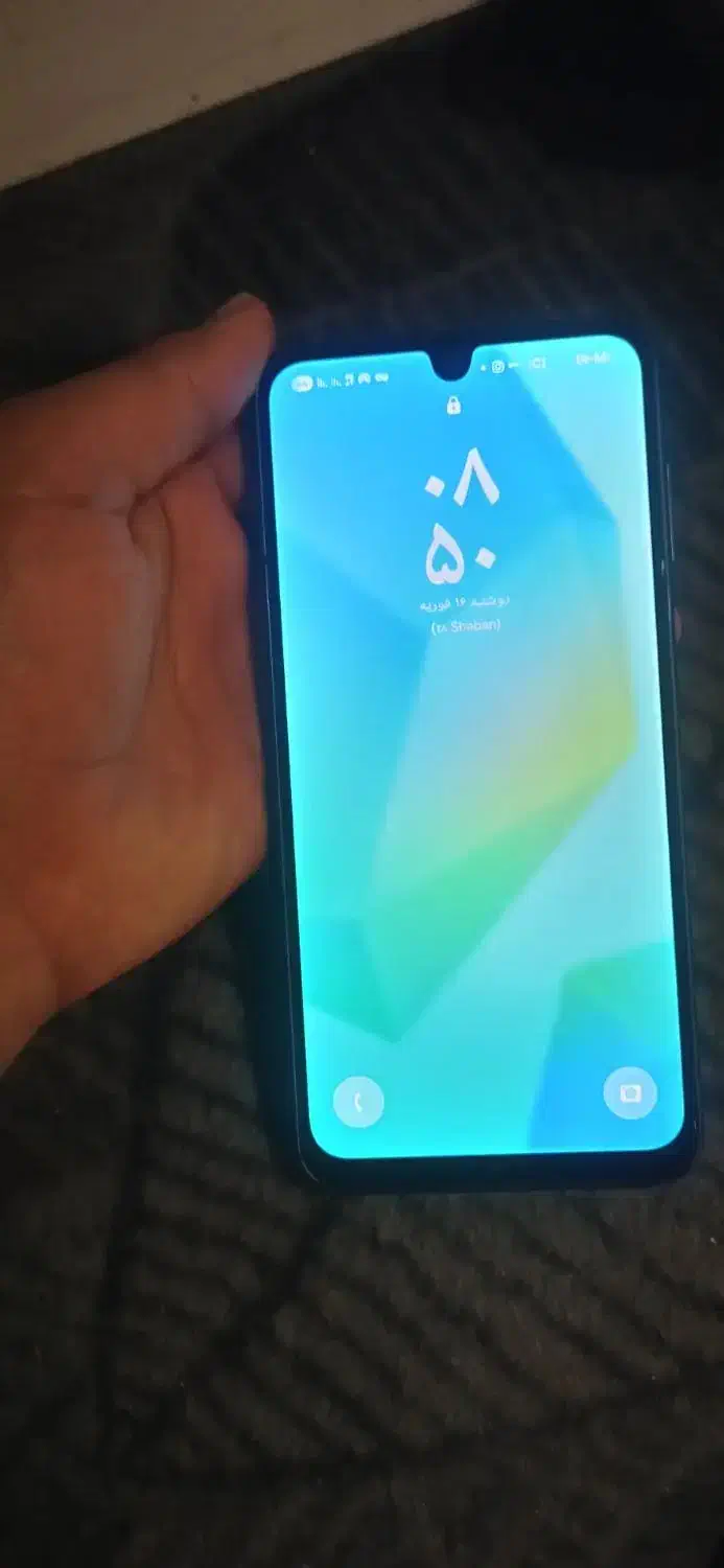 گوشی a16 درحد نو|موبایل|کرج, کلاک پایین|دیوار