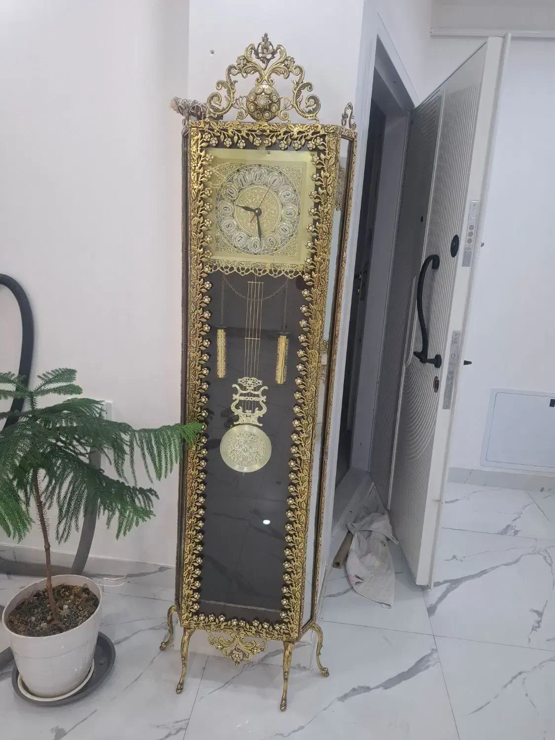کمددیواری ست کامل برنزبخاری نهارخوری 6نفره|حراج|دیواندره, |دیوار