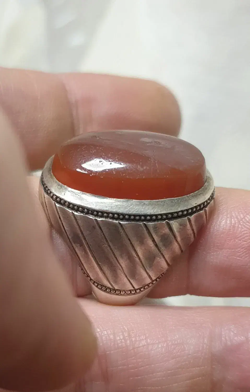 عقیق یمنی تراش کهنه|جواهرات|تهران, زهتابی|دیوار