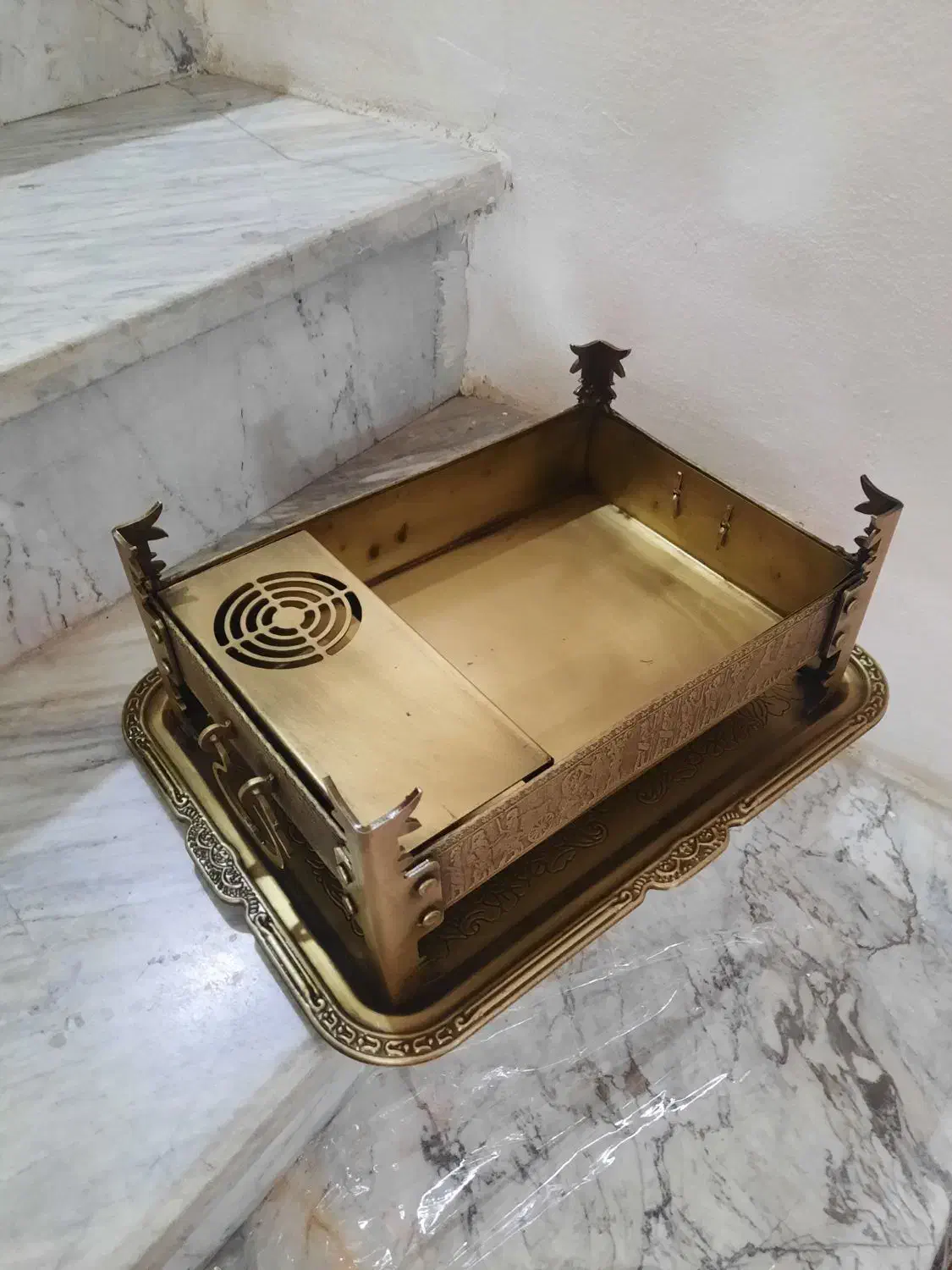 منقل آلیاژ فلز|کلکسیون اشیاء عتیقه|نوشهر, |دیوار