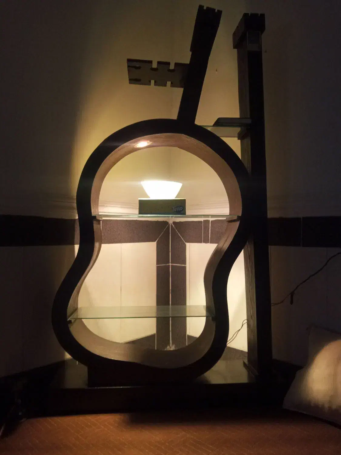 بوفه چوبی طرح گیتار|بوفه، ویترین، کنسول|فاضل آباد, |دیوار