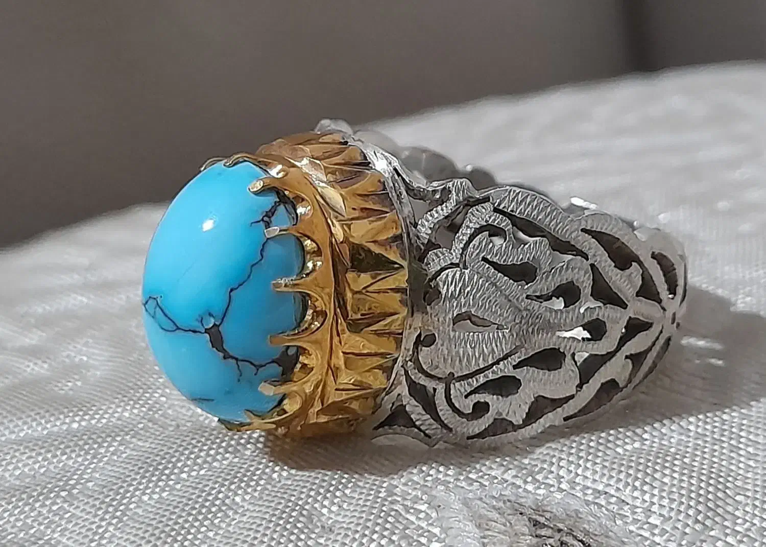 انگشتر فیروزه نیشابوری|جواهرات|مشهد, سجاد شهر|دیوار