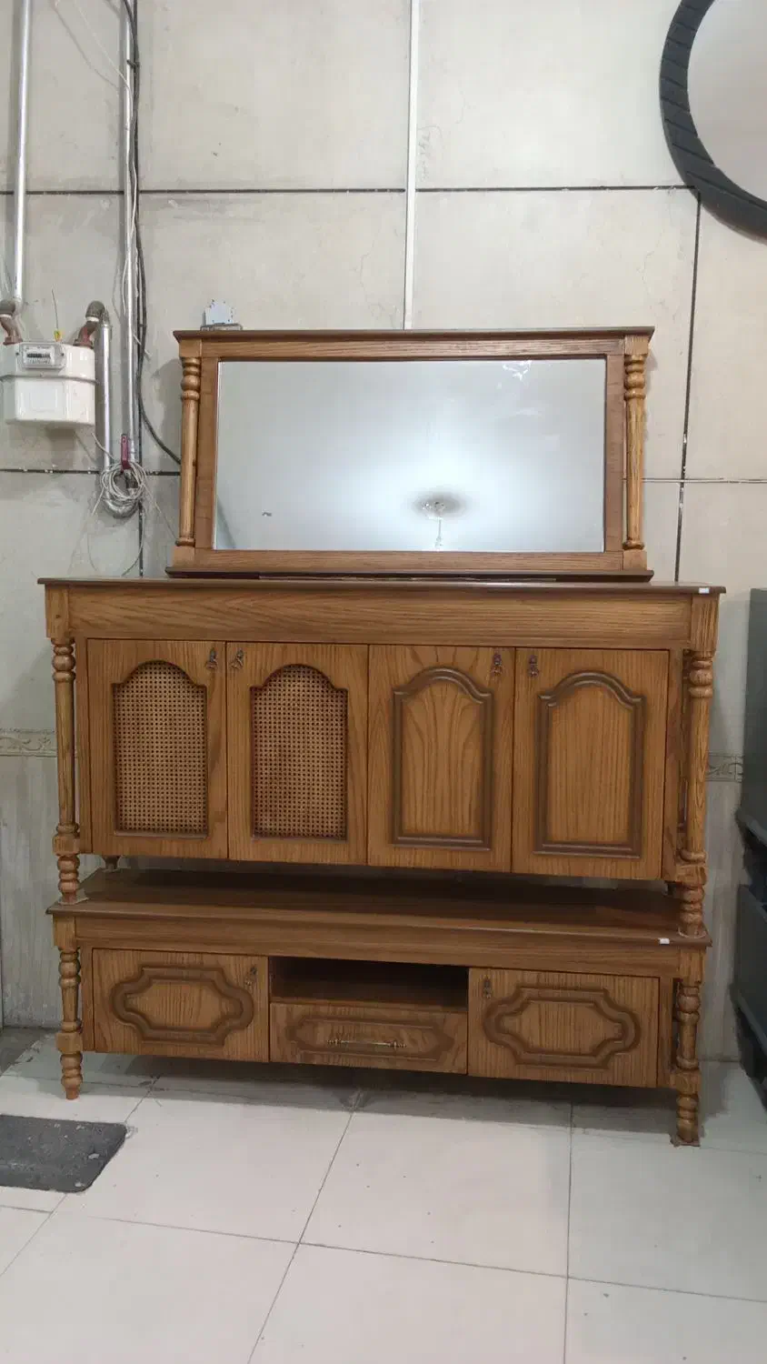 آینه کنسول مدرن|بوفه، ویترین، کنسول|تربتحیدریه, کاشانی|دیوار