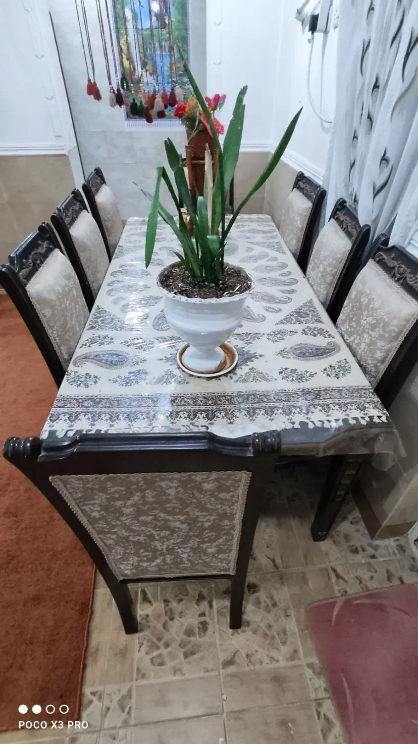 میز غذاخوری هشت نفره خیلی خوشکل|میز و صندلی غذاخوری|بهبهان, |دیوار