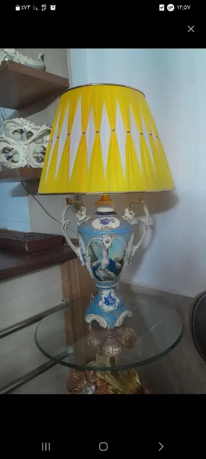 آباژور فرانسوی الیزابت|چراغ خواب و آباژور|مشهد, شهرک بهارستان|دیوار