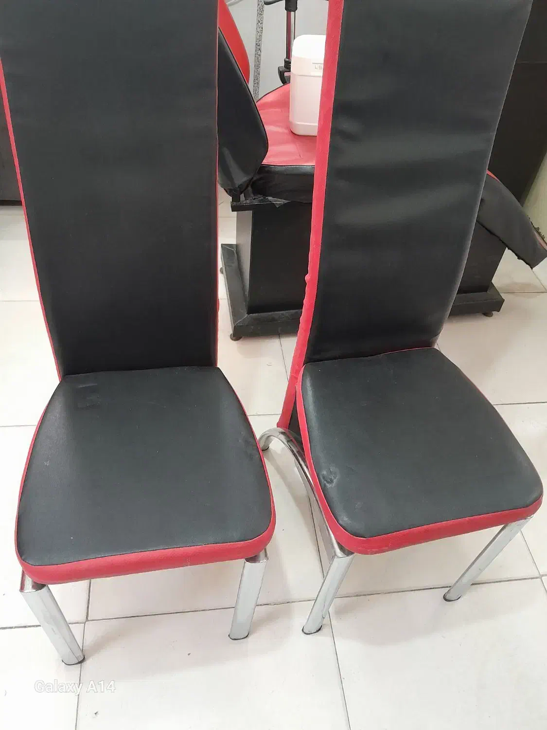 ۲عددصندلی استیل|صندلی و نیمکت|قم, کیوانفر|دیوار